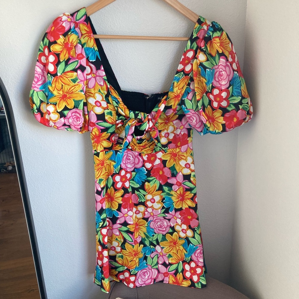 For Love and Lemons Mallory Mini Dress XS